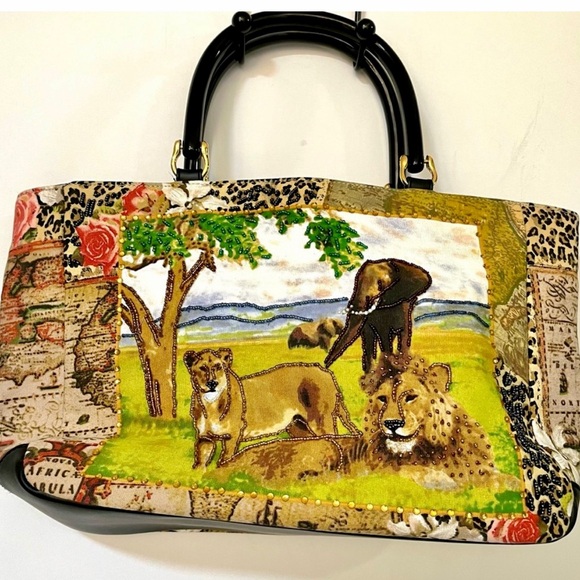 Handbags - Lion, Elephant Jungle purse
